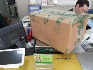 Weighing Package At China Post
