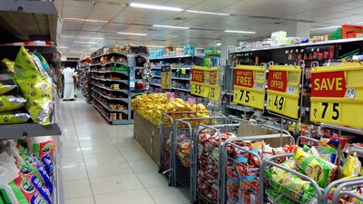 supermarket with prices