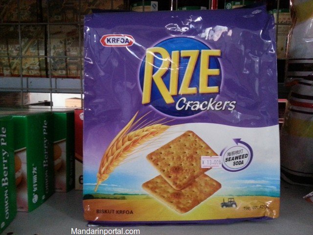 Fake Purple Kraft Crackers